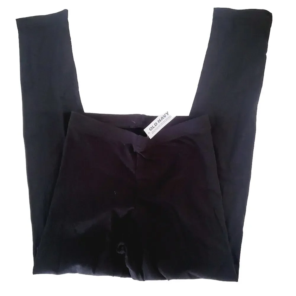 10/12 New Old Navy black full length leggings